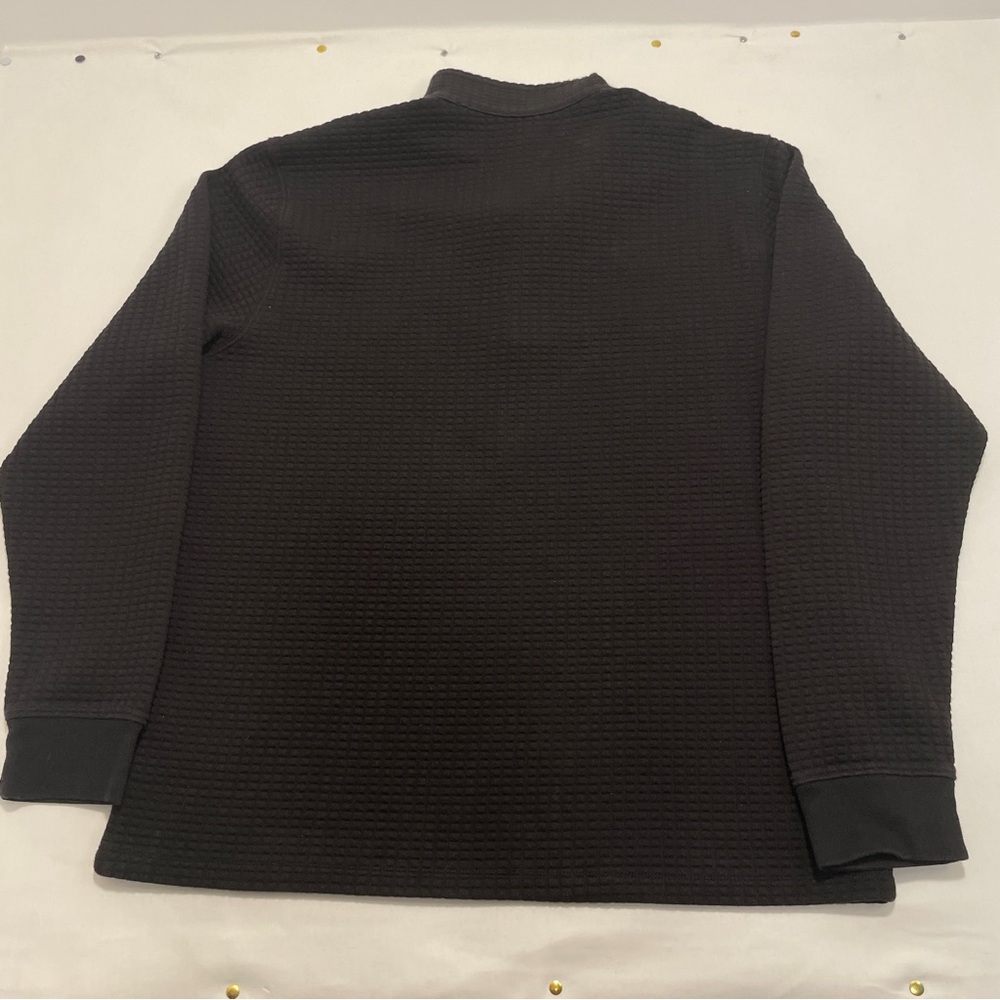 VINCE quarter zip black men’s Large - Picture 4 of 9